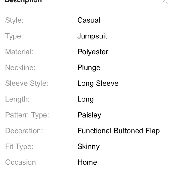 Paisley print adult pajamas - Picture 2 of 6